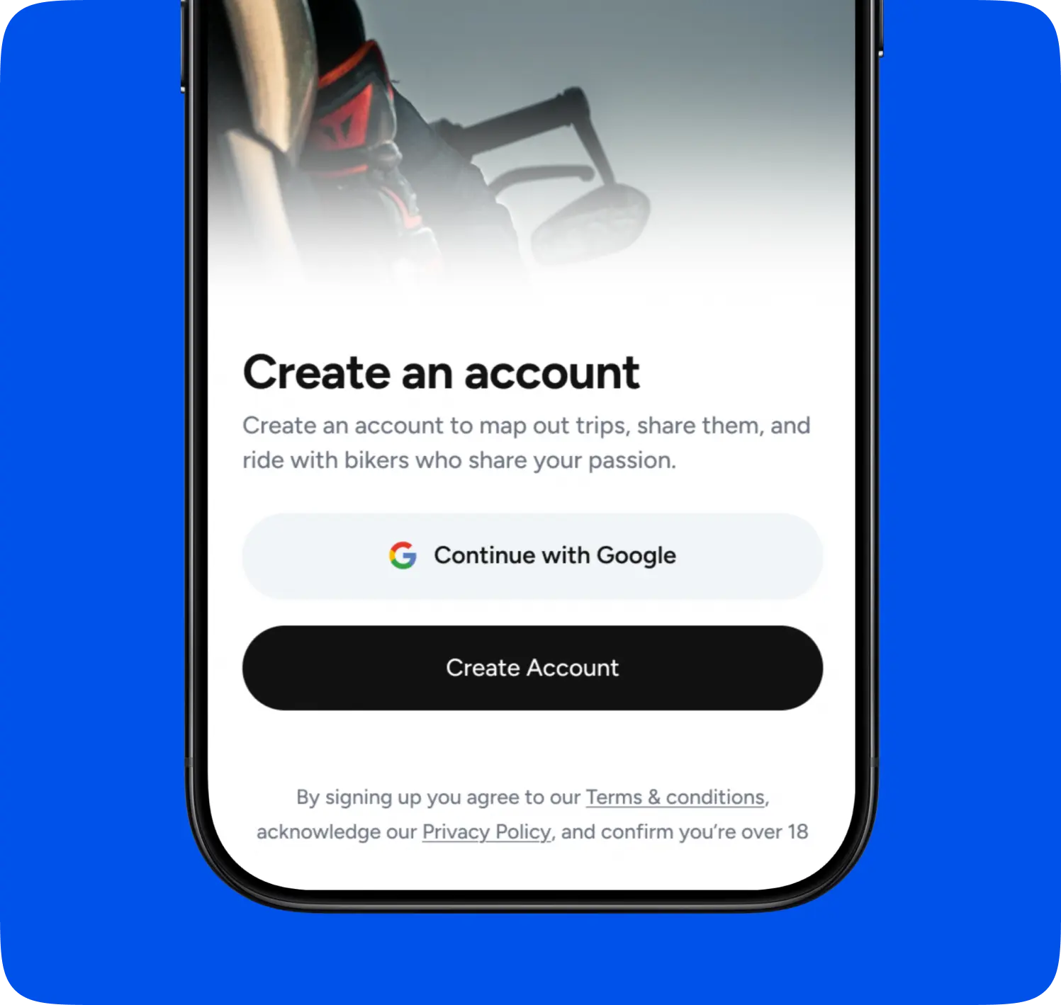 Create an account